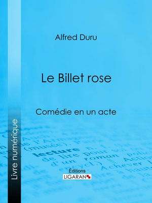 cover image of Le Billet rose